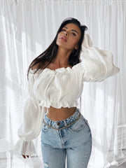 TALISKER OLAVOGA ecru Spanish blouse image 0