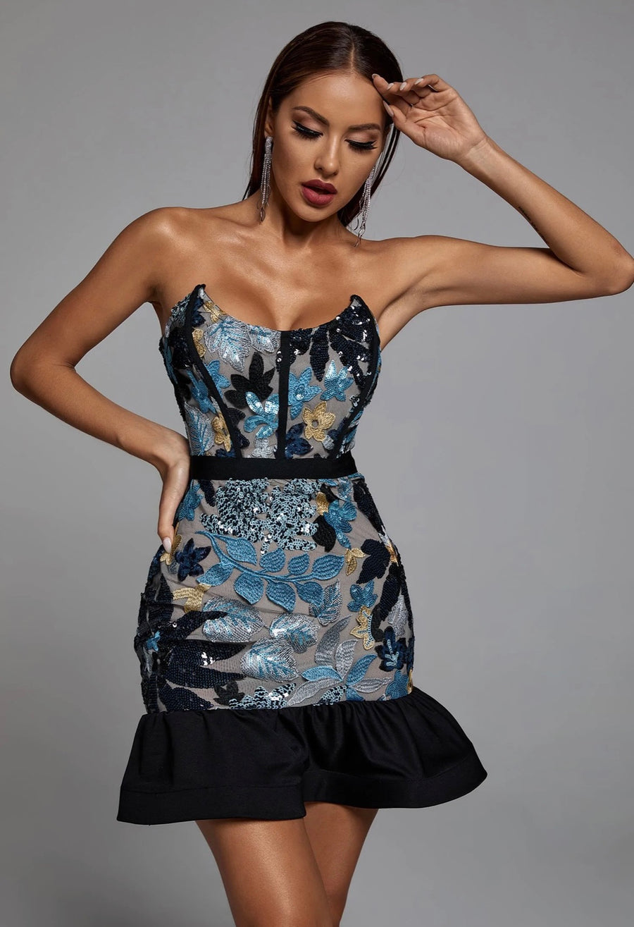 Liwisy Off Shoulder Sequin Dress image 8
