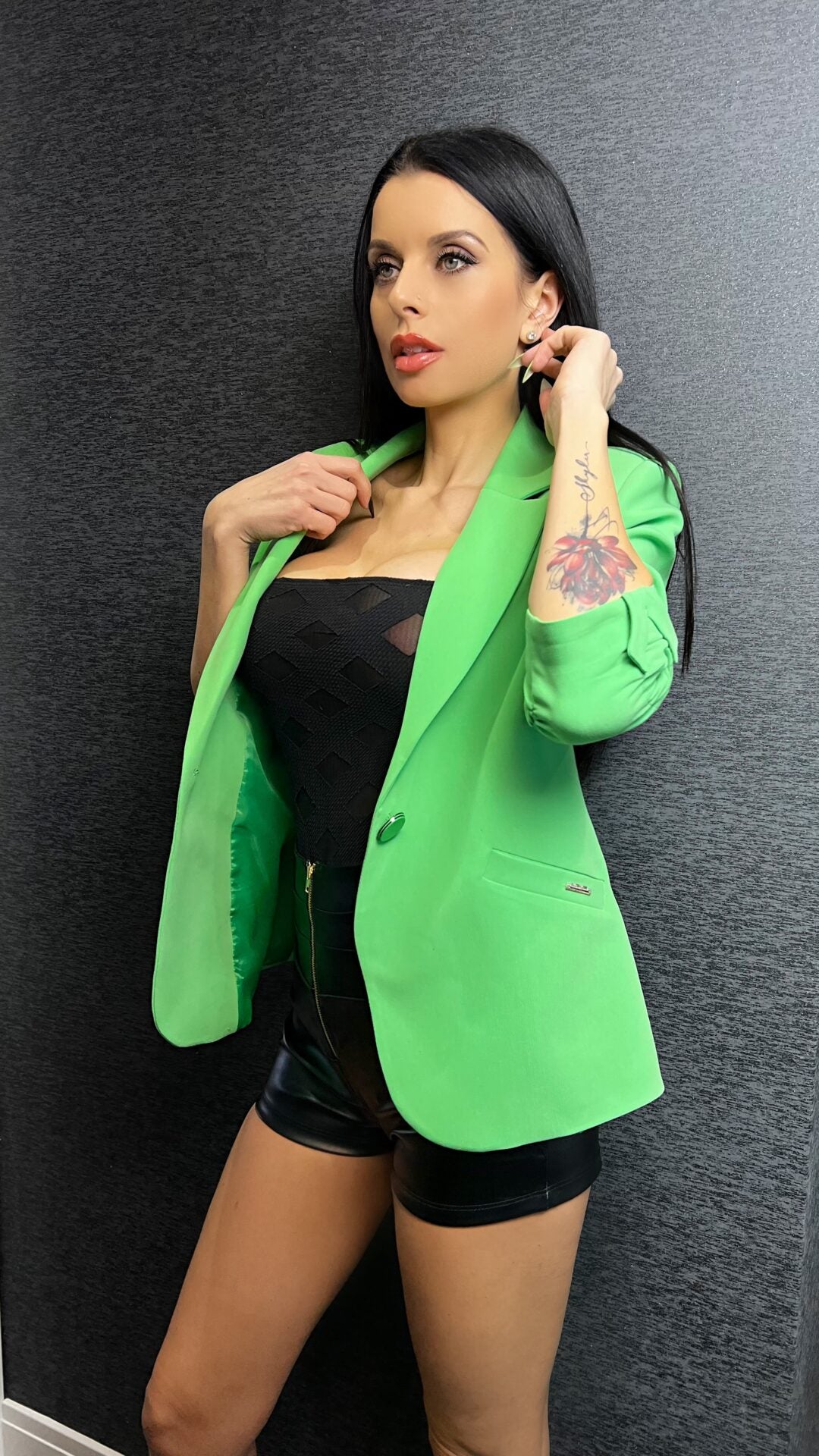 The Celine Blazer - Green image 0