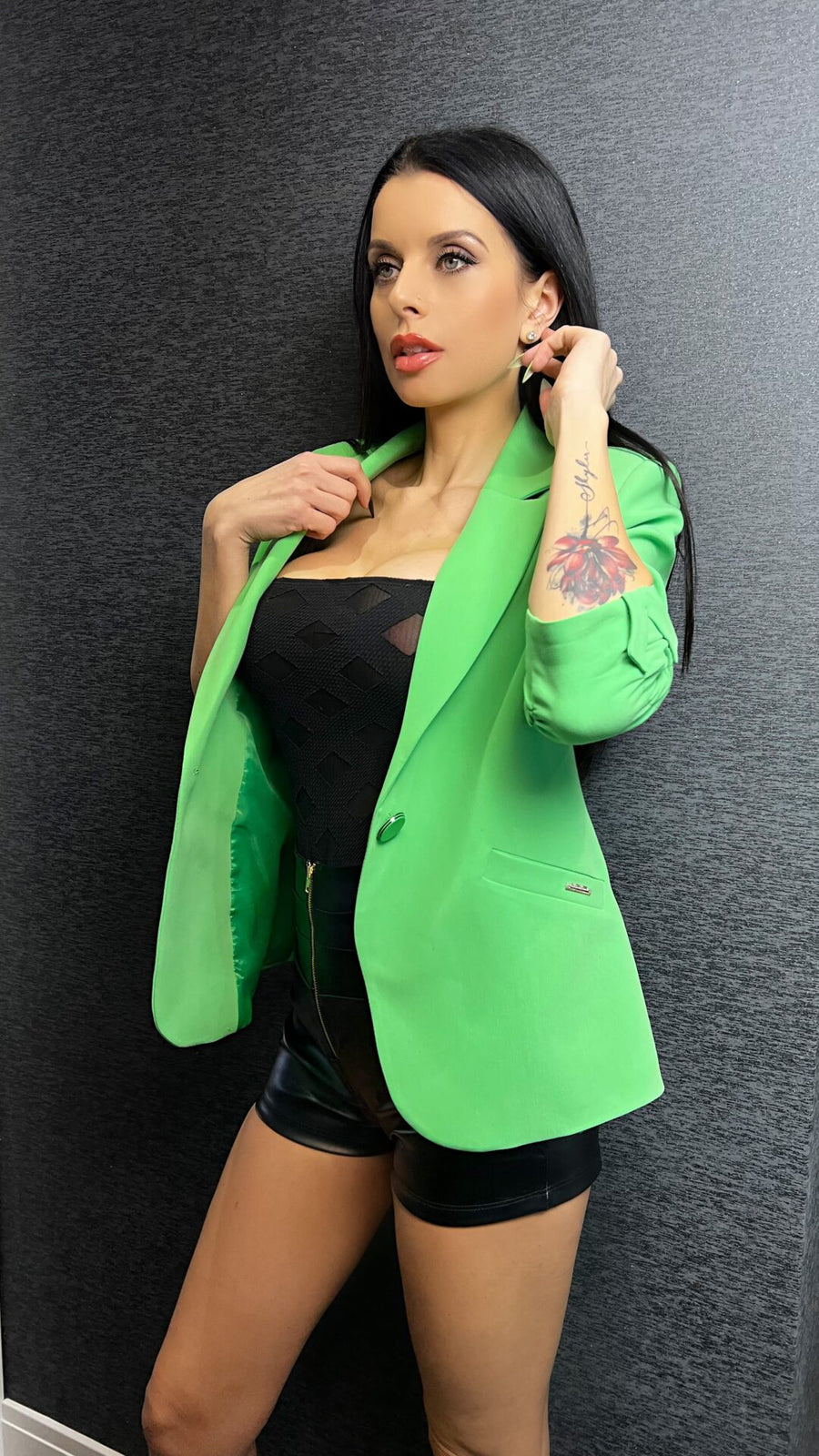 The Celine Blazer - Green image 0