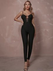 CORINNE BANDAGE JUMPSUIT image 0