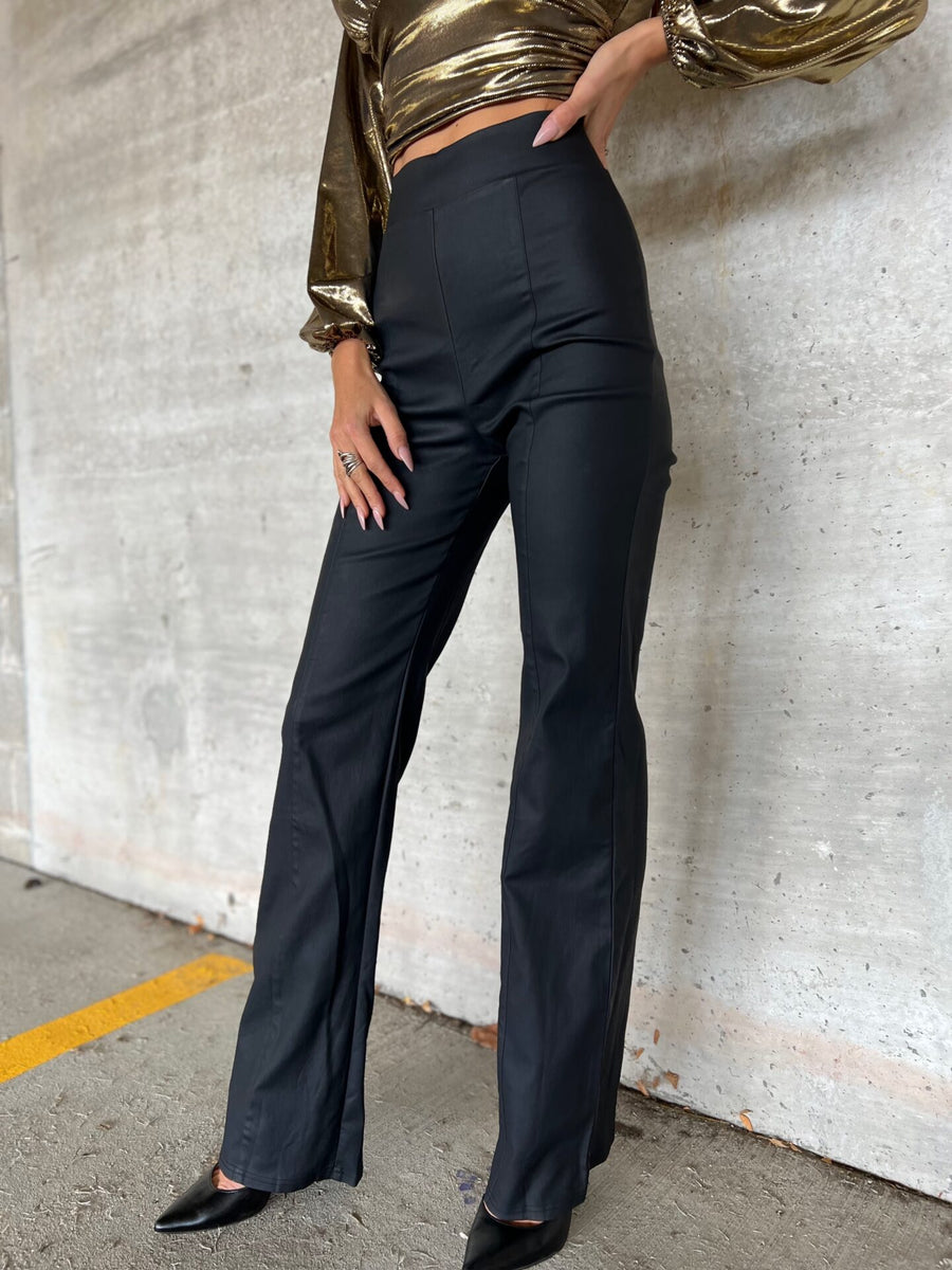 SAUVAGE FAUX LEATHER PANTS image 5