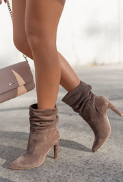 Coffee suede boots - 9 image