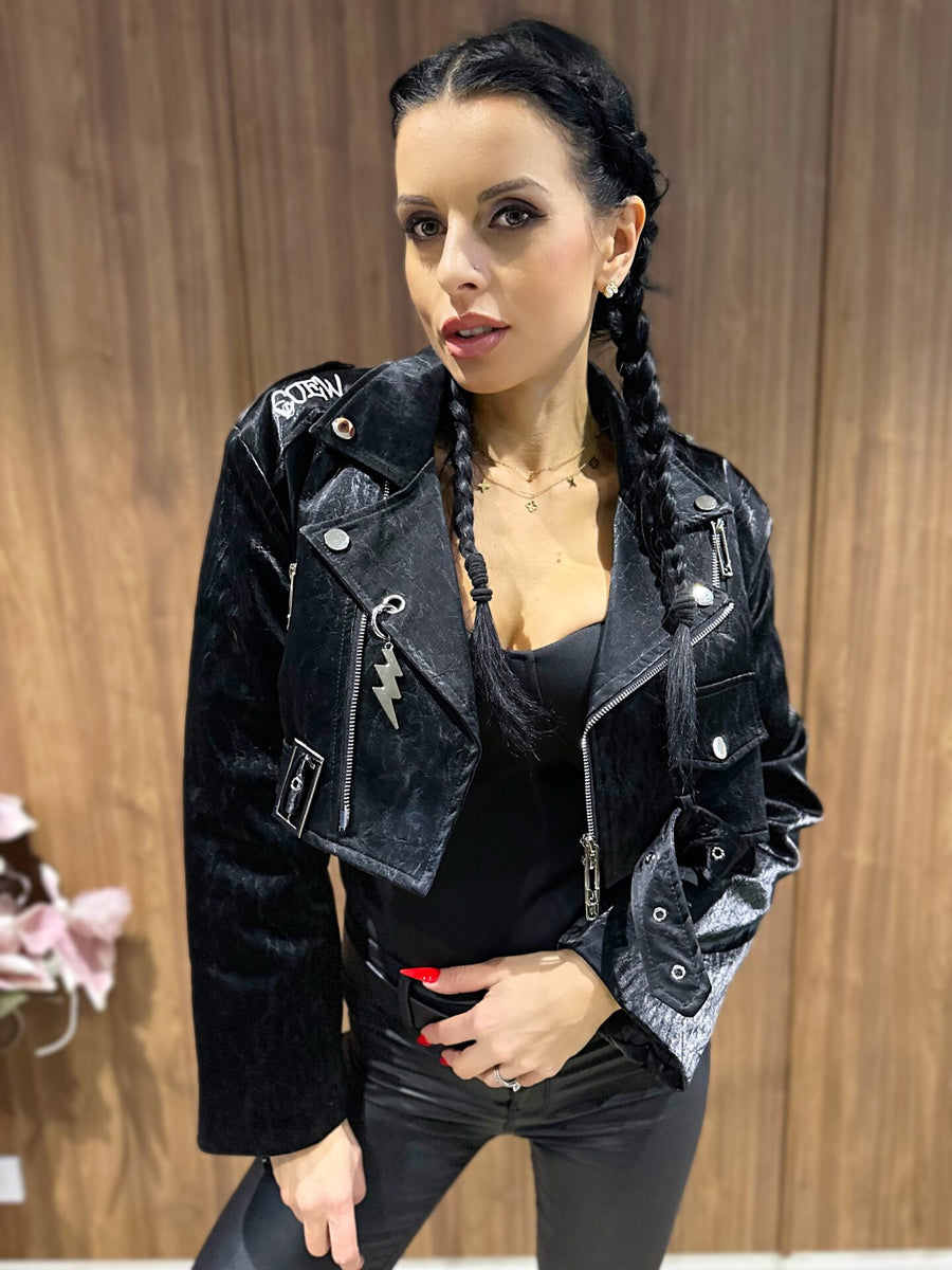 NOBODY BUT YOU CROP JACKET image 6