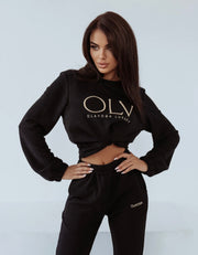 Luxury Set Woman Ola Voga Black sweatshirt image 0
