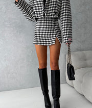 ASTURIO SKIRT/ SHORTS WHITE AND BLACK image 14