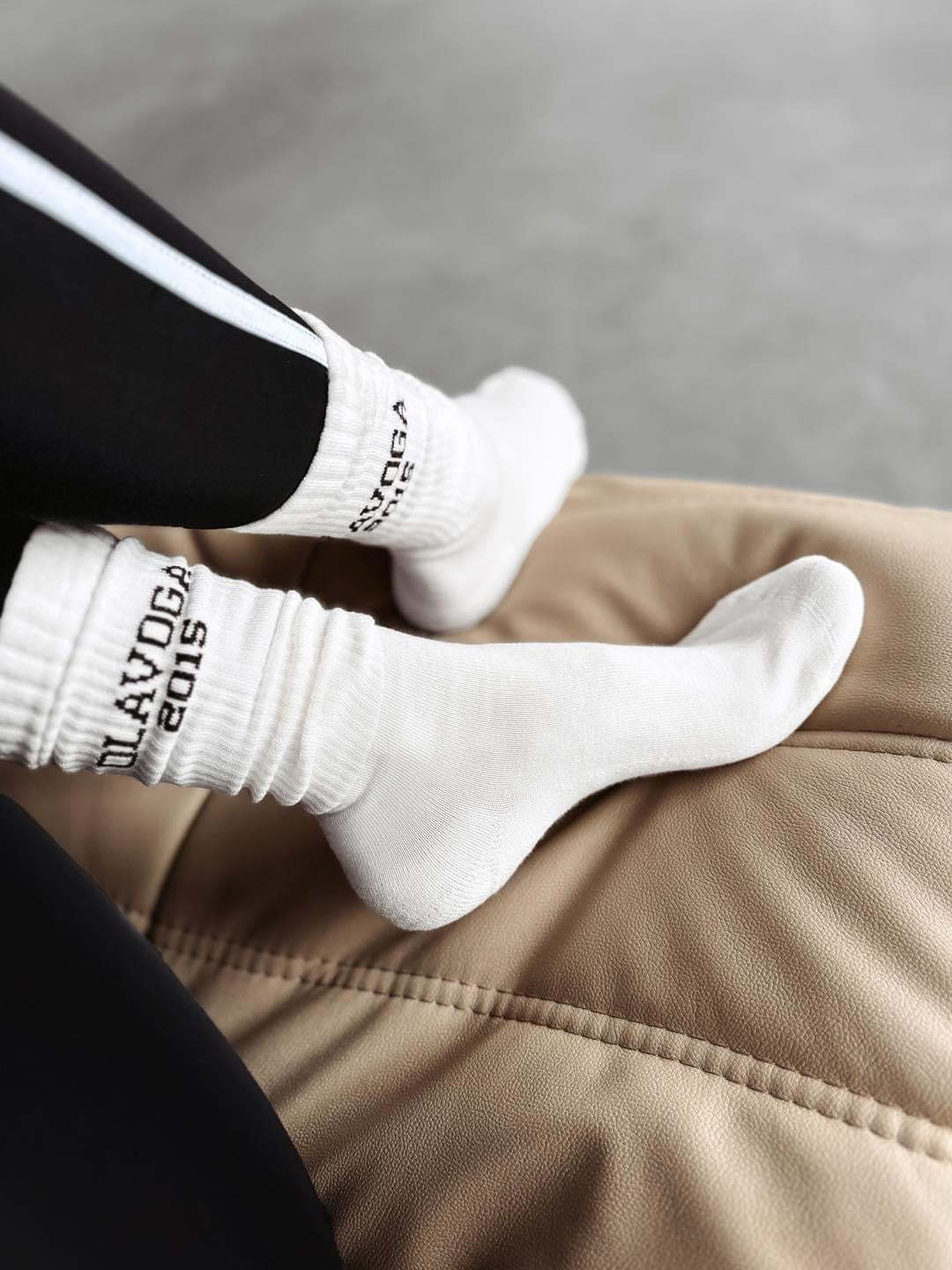Women's socks KAVISO OLAVOGA ecru-black image 1