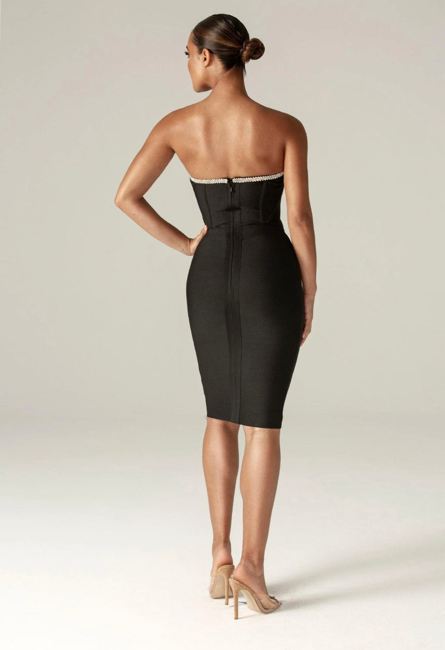Gaja Elegant Black Dress image 3