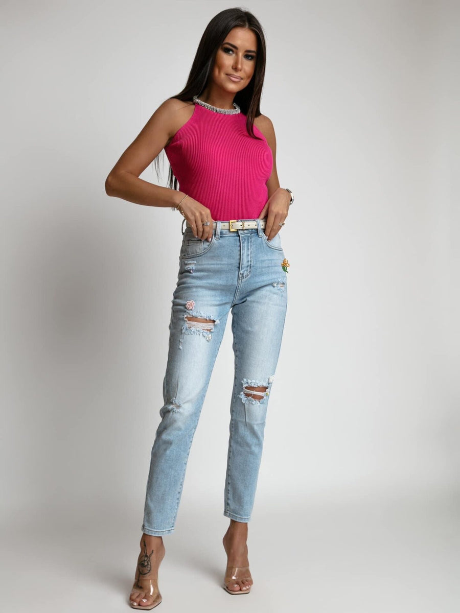 LAOS TOP GREEN PINK - M/L image