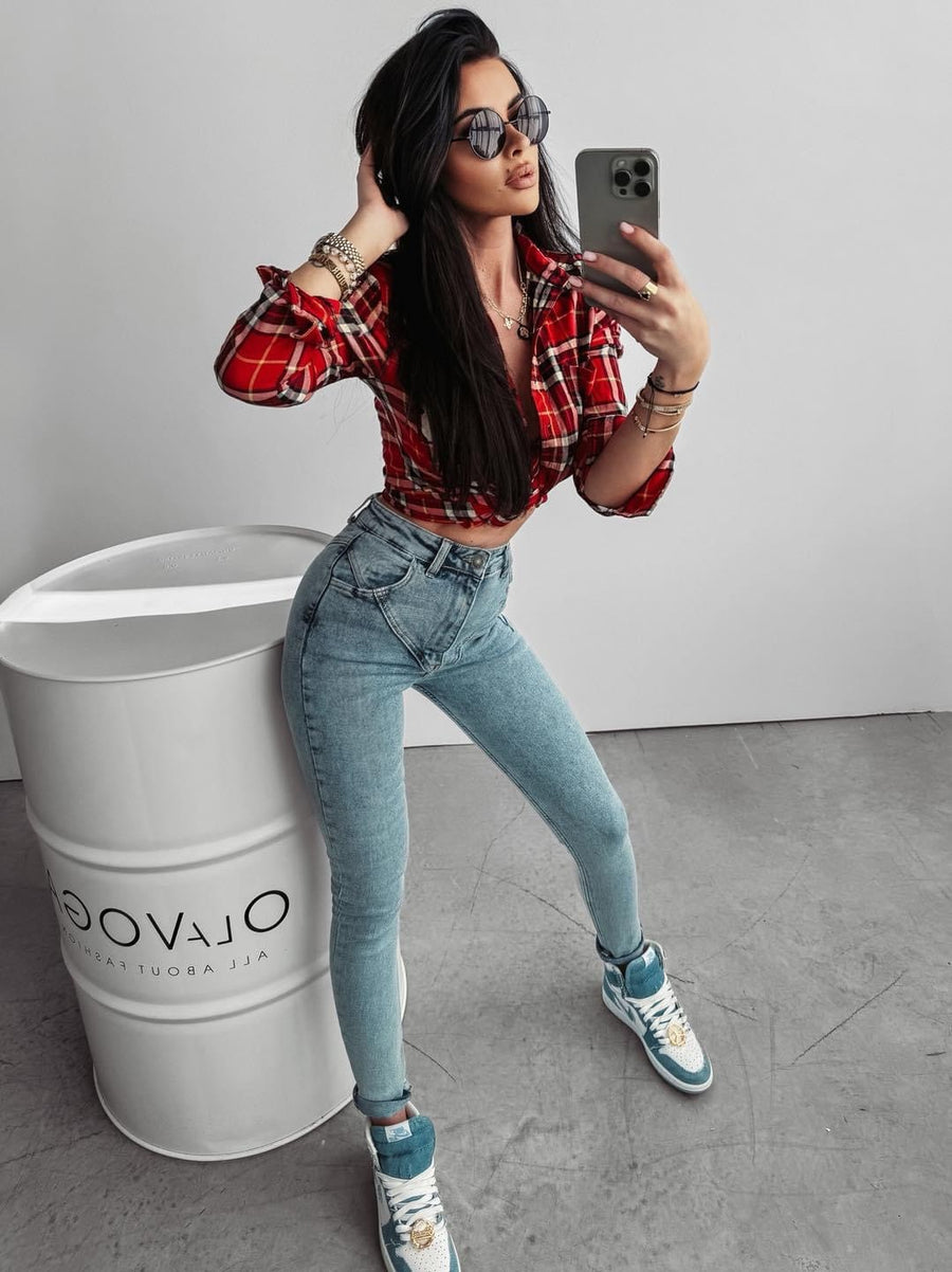 Aster Ola voga skinny jeans blue image 0