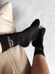 Women's socks KAVISO OLAVOGA black- beige image 0