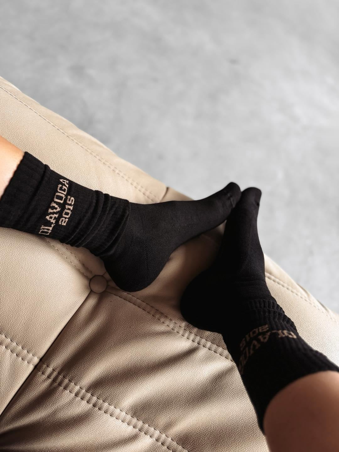 Women's socks KAVISO OLAVOGA black- beige image 1