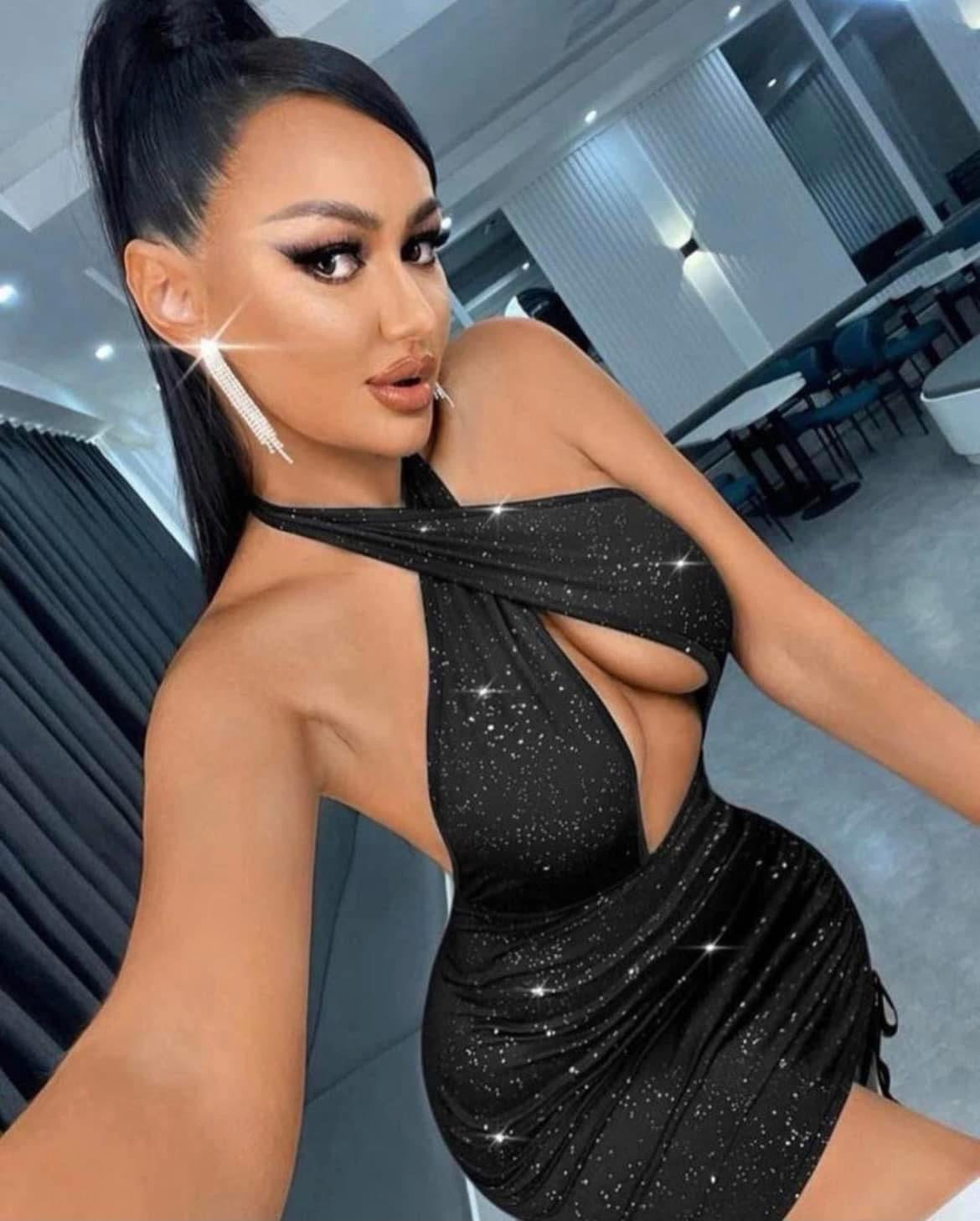 PORTO BLACK DRESS image 0