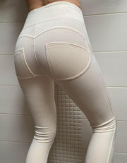 PUSH UP LEGGINGS ECRU - M image