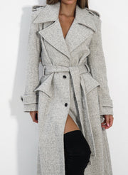 LE LONG Grey Coat image 3