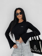 ZIRRA OLAVOGA women's sweater black