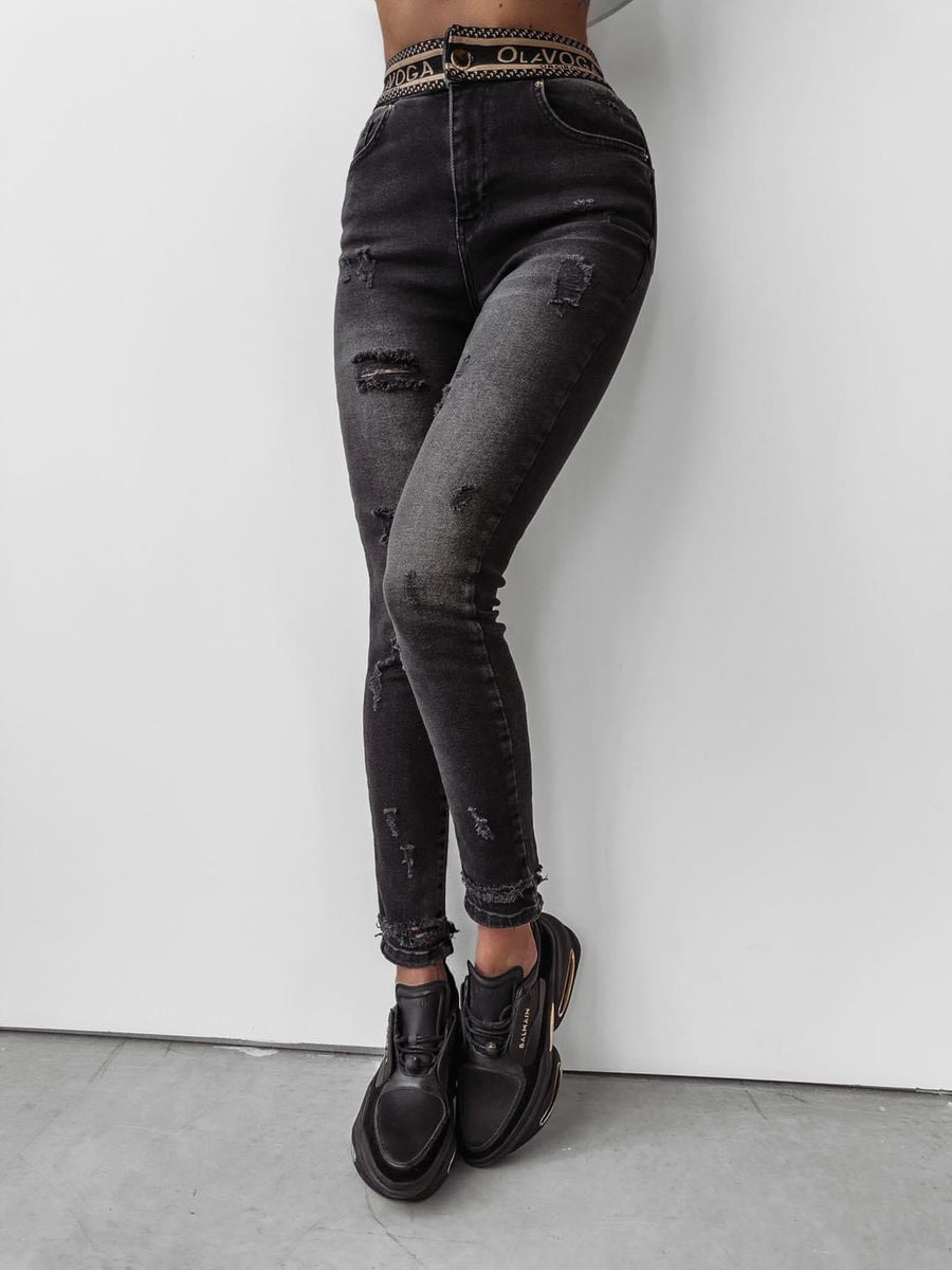 Dore Ola Voga high waist jeans, black image 3