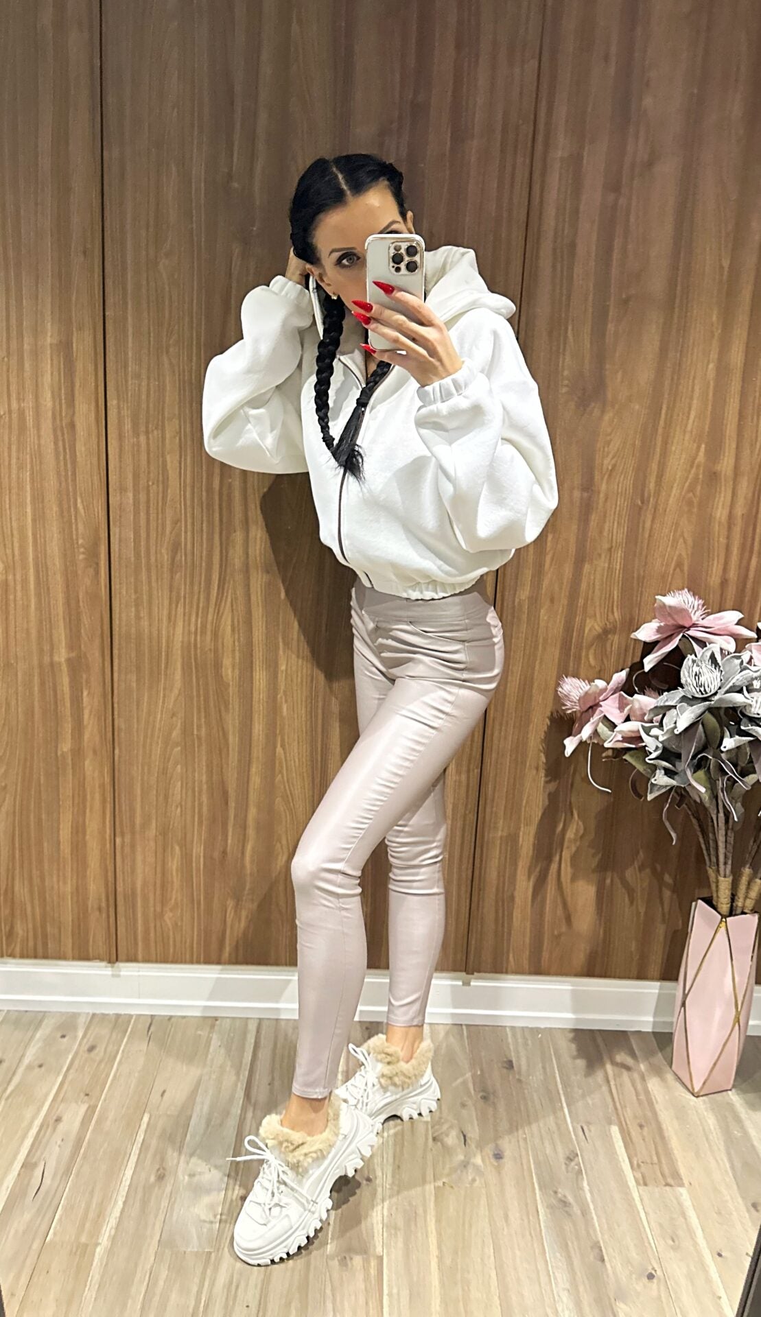 FOOREVER SO EXTRA PANTS BEIGE image 1