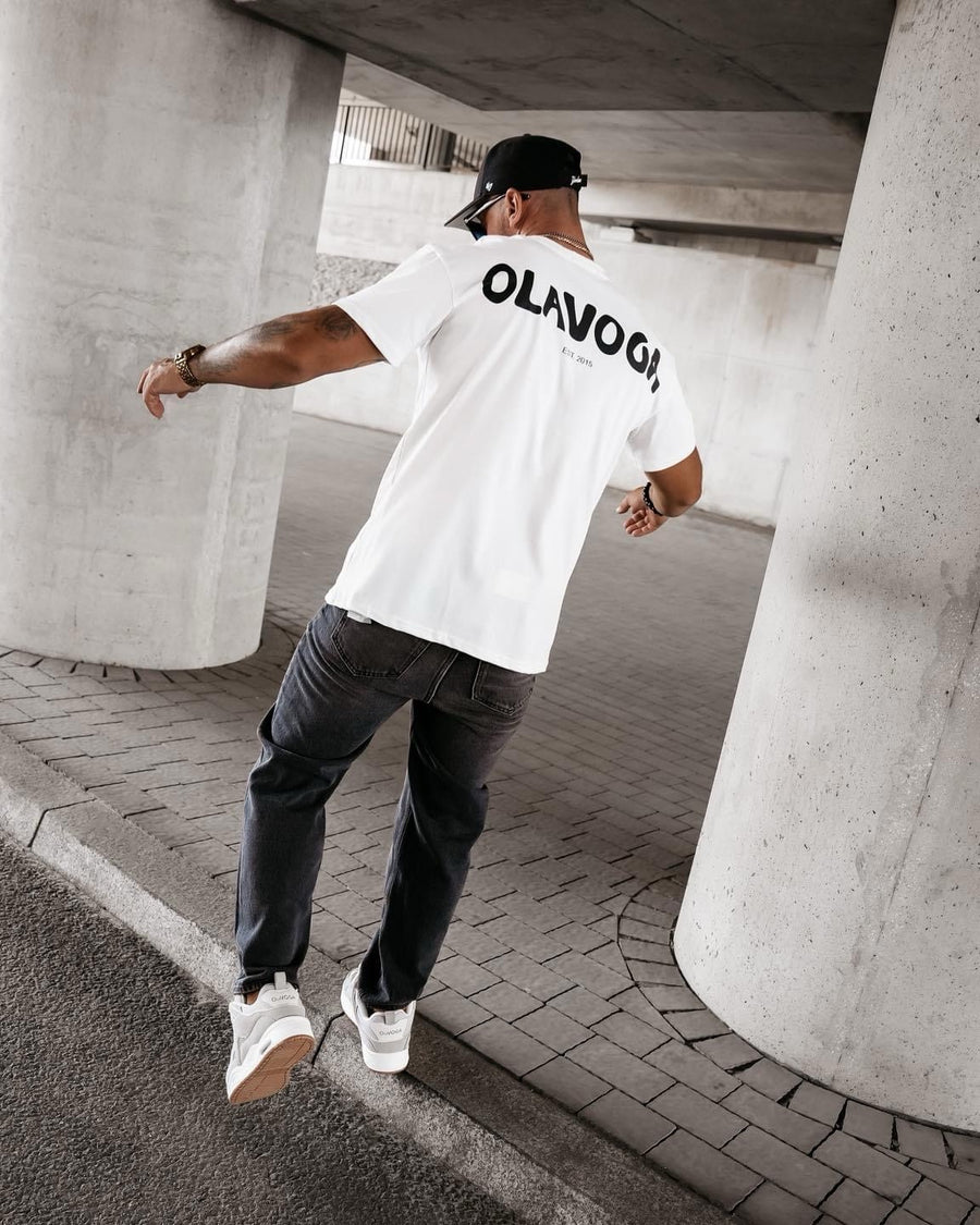 Men's oversize T-shirt SAYER Ola Voga, white image 2