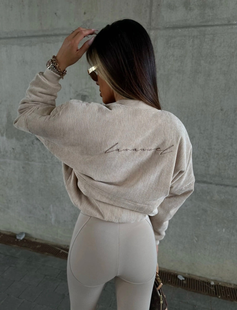 DRIP ON ecru jacket image 1