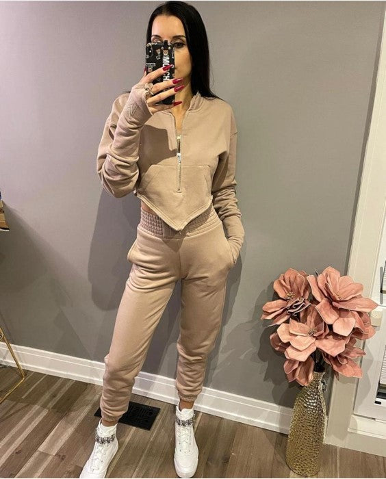 Nude Jogger Set image 0