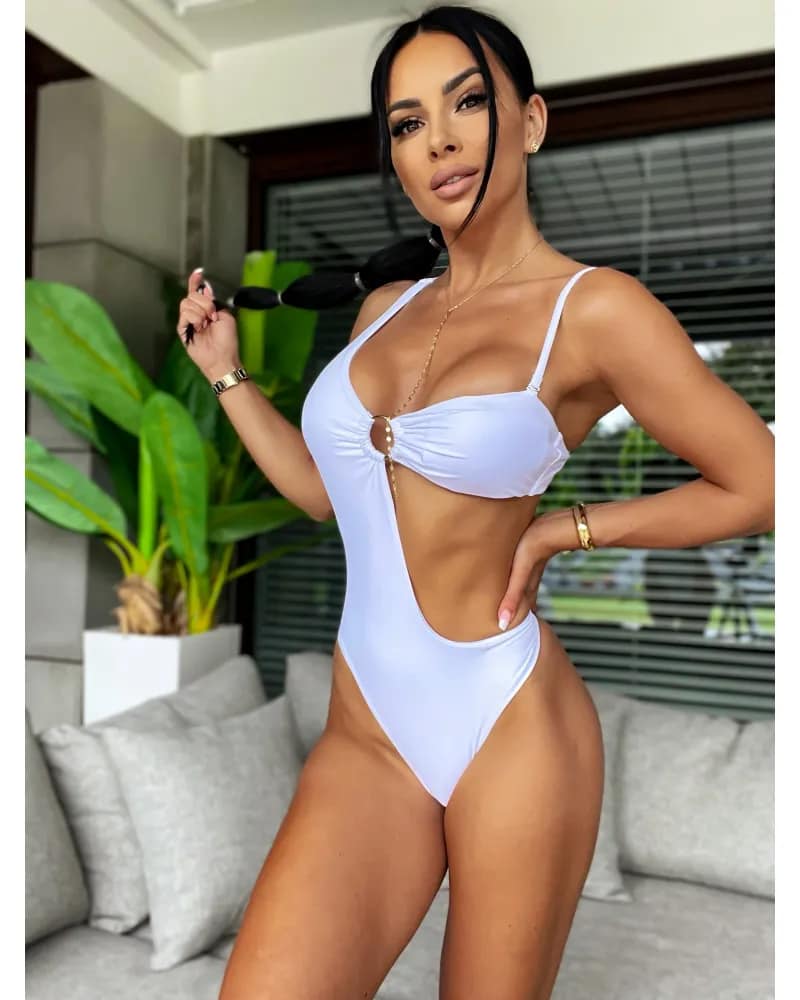 MAR ONE-SHOULDER SWIMSUIT image 1