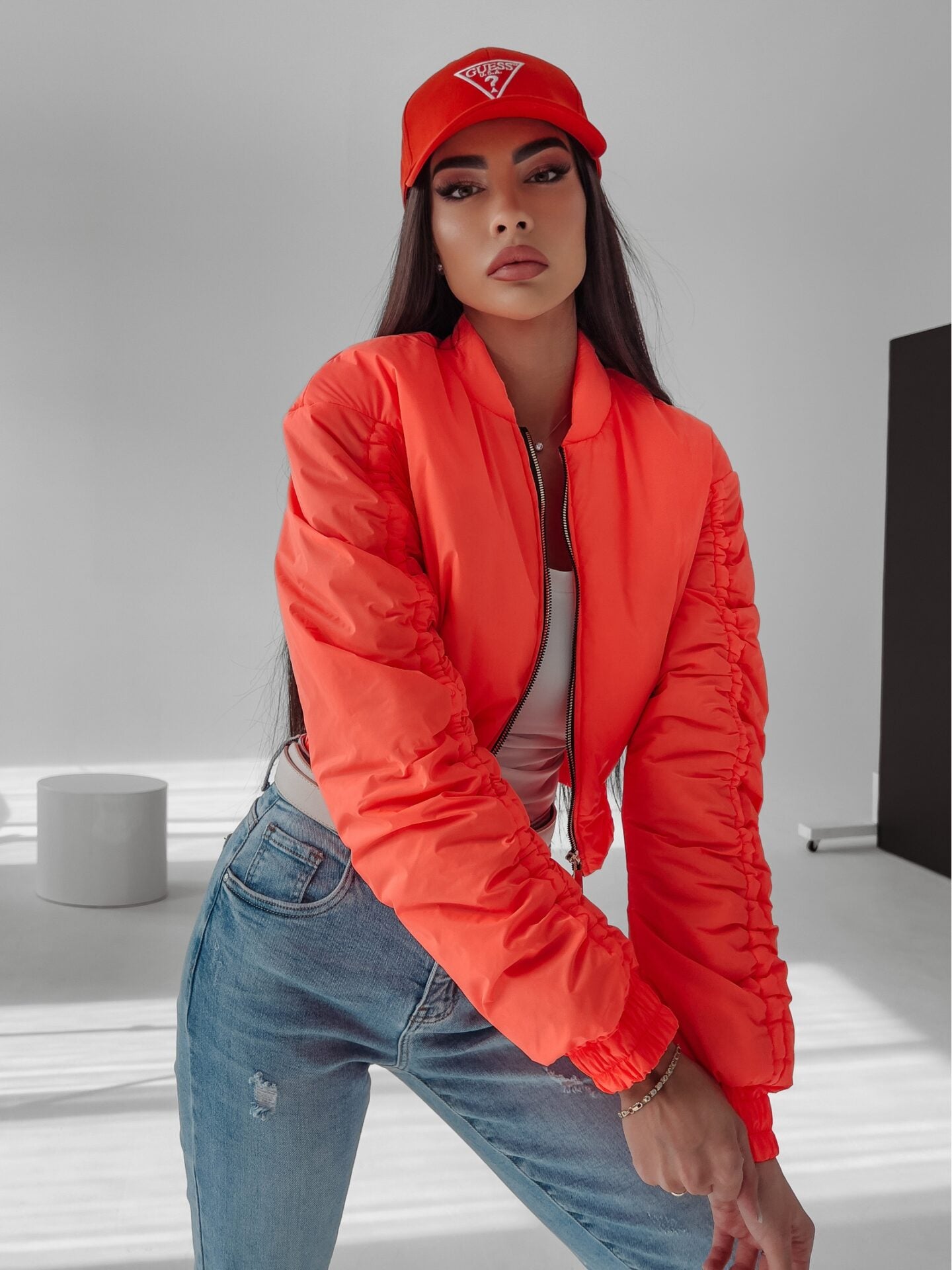 Emily Ola Voga short jacket orange image 1