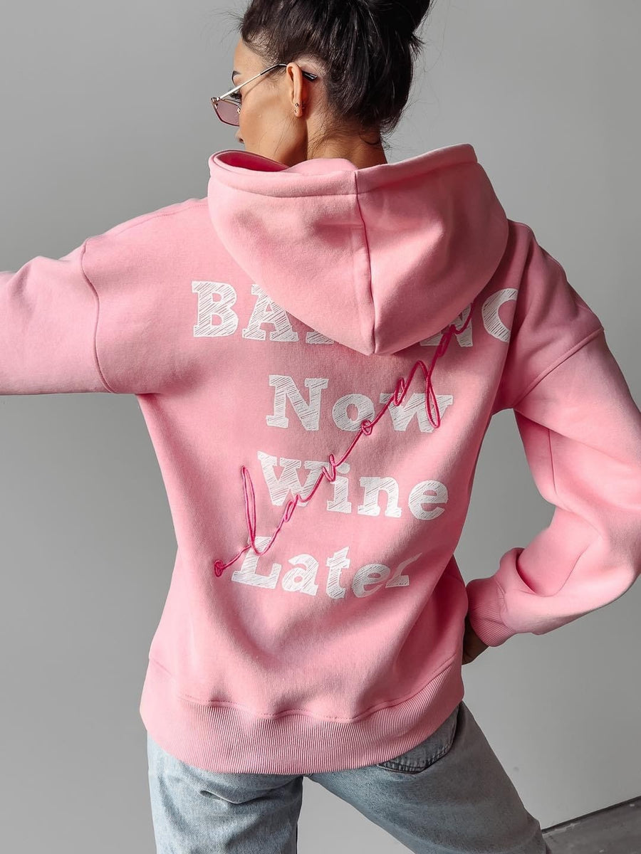 Women's sweatshirt with Mickey Tikus Ola Voga, pink, unique image 1