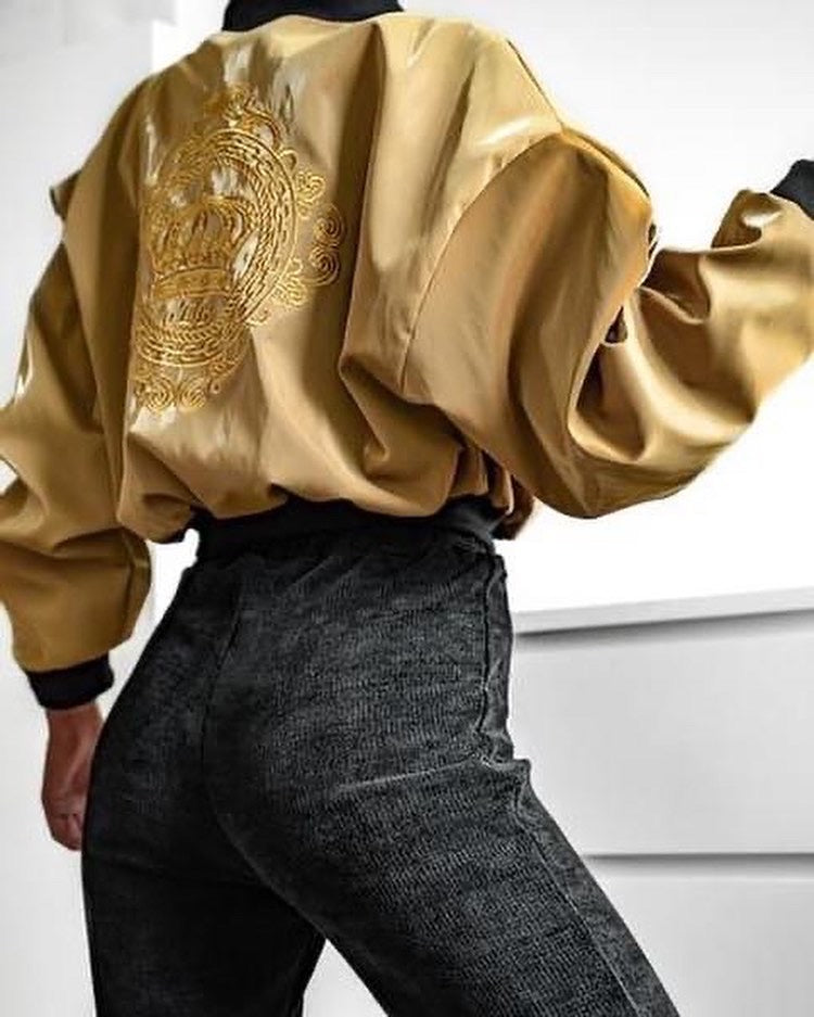 Ola Blanca Crop Jacket GOLD image 0
