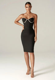 Gaja Elegant Black Dress image 4