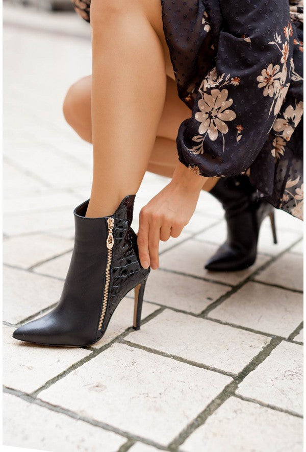 KATIE BLACK ANKLE BOOTS image 1