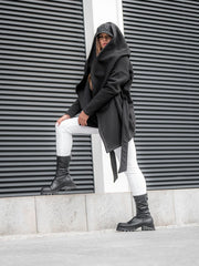 MEDUZA SHORT COAT BLACK image 2