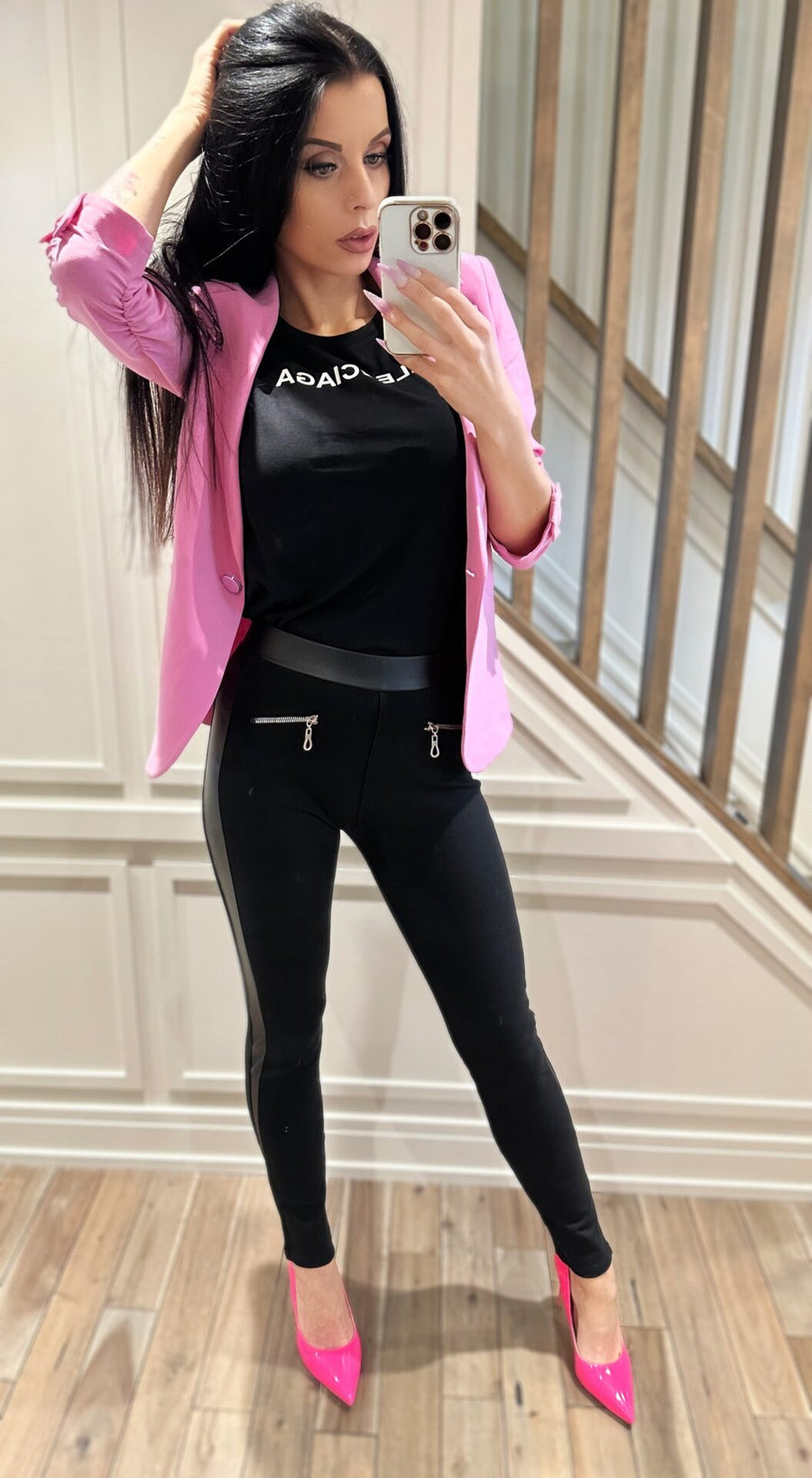 The Celine Blazer - Pink image 1
