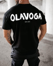 Men's oversize T-shirt SAYER Ola Voga, black image 1