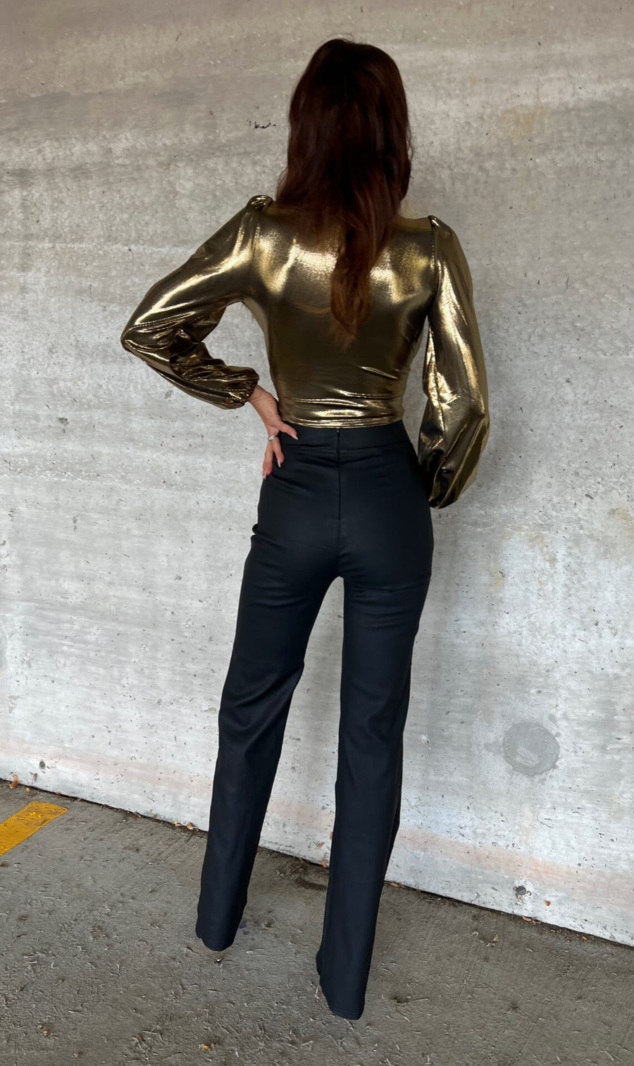SAUVAGE FAUX LEATHER PANTS image 2