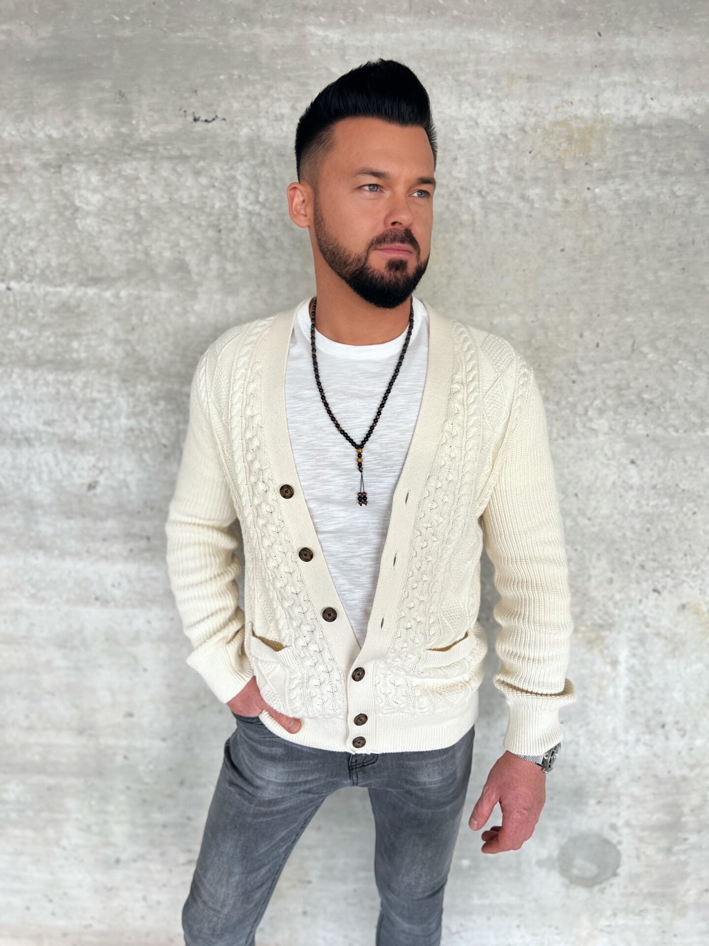 Cotton Men’s Cardigan image 0