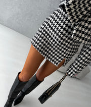 ASTURIO SKIRT/ SHORTS WHITE AND BLACK image 15