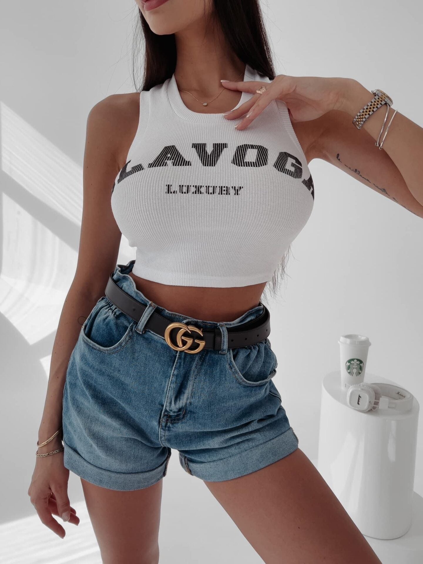 TOP DENISE O LA VOGA LIMITED COLLECTION WHITE image 1
