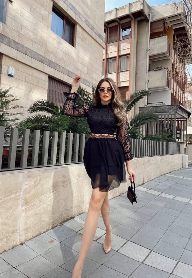 ILIANA BLACK DRESS image 1