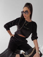 Velor set Clair Ola Voga black image 2