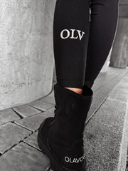 MUCHMORE OLAVOGA black fitted shaping leggings image 3