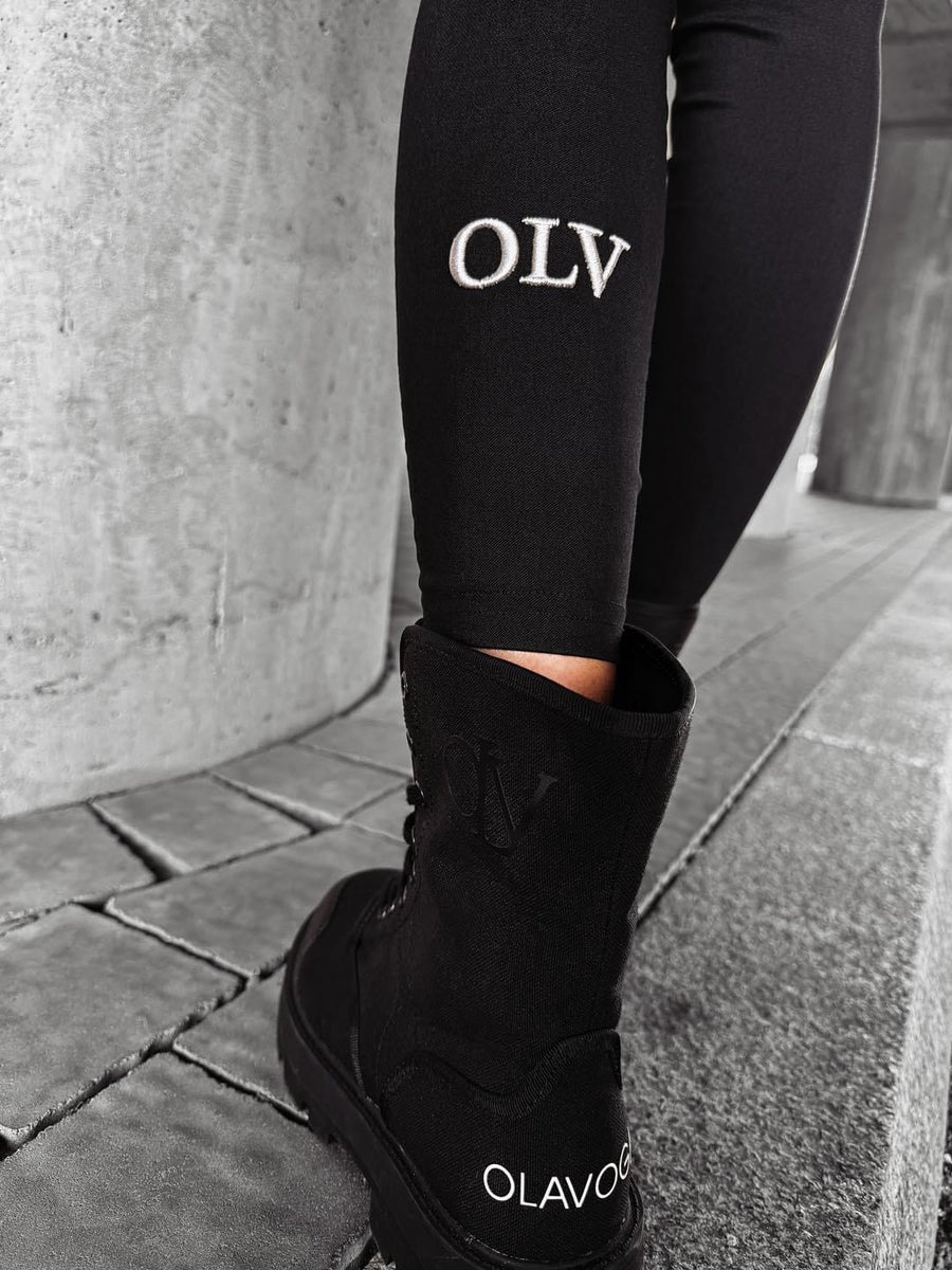 MUCHMORE OLAVOGA black fitted shaping leggings image 3