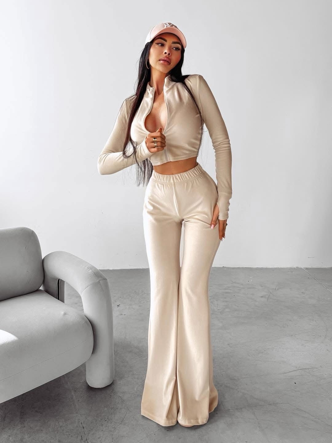 PRIMROSE OLAVOGA beige casual set image 0