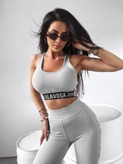 Shapely Ola Voga elastic set, grey - M image