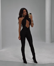 BLACK ALLURE JUMPSUIT image 3