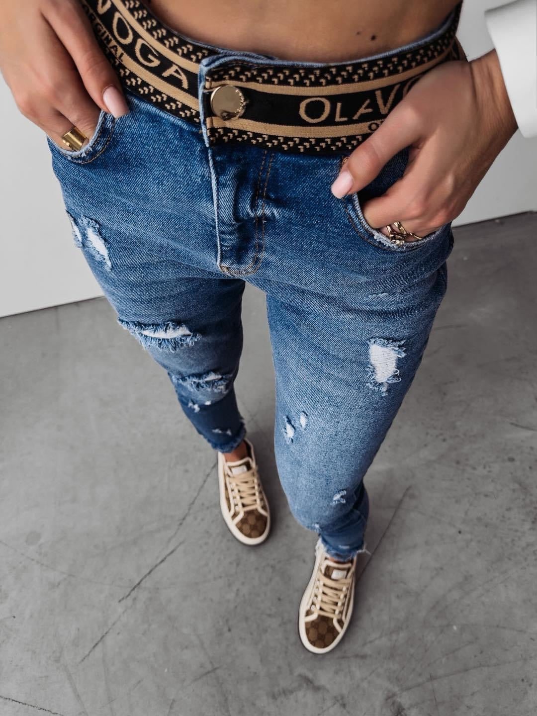 Dore Ola Voga high waist jeans, blue image 1