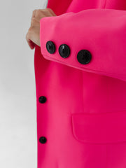 Lara Ola Voga magenta fitted blazer image 4