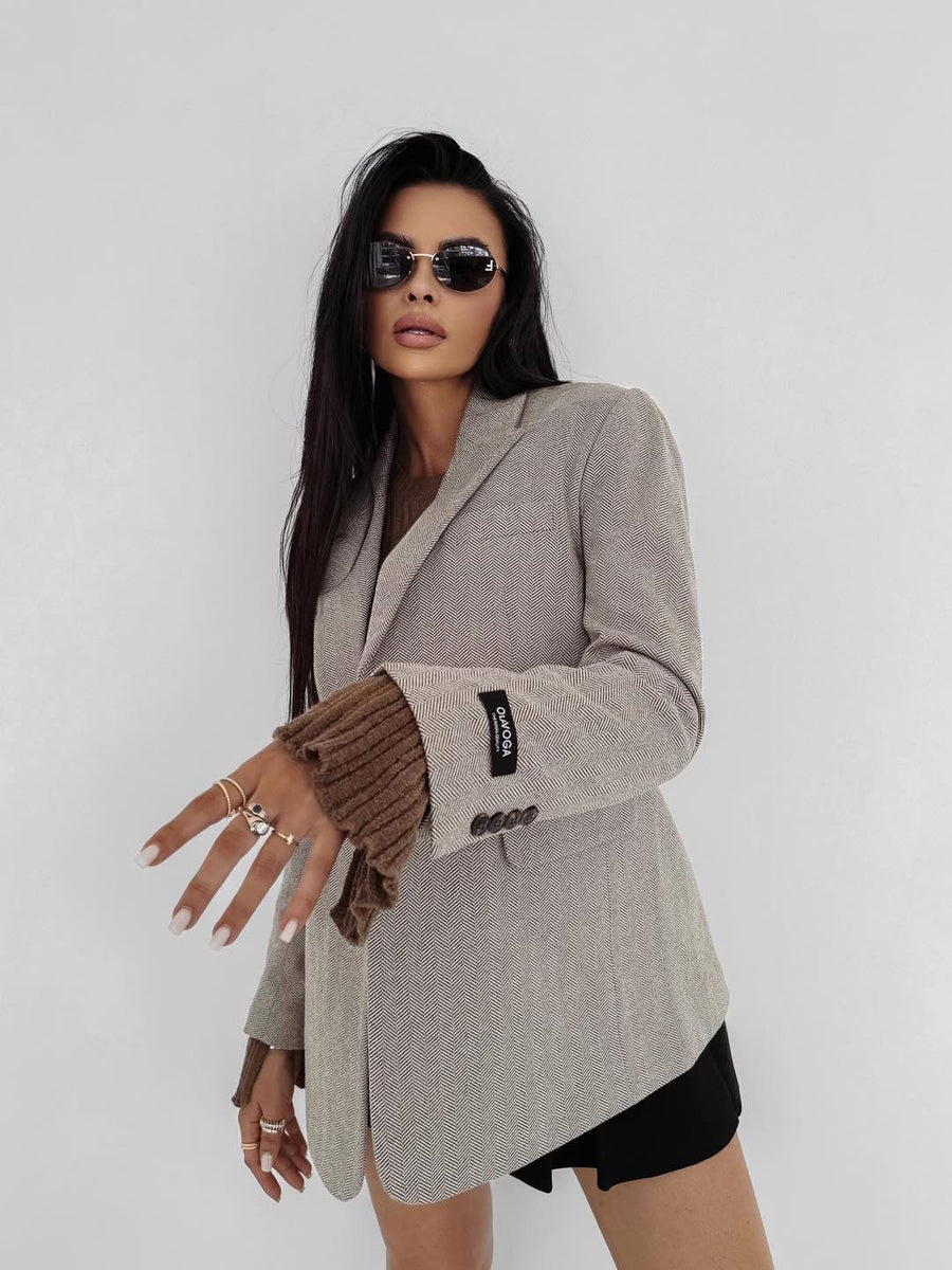 ZITAL OLAVOGA women's jacket, dark beige