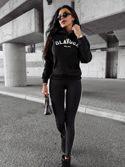 WOMEN'S HIGH-WAIST LEGGINGS FRIST BLACK OLA VOGA image 2