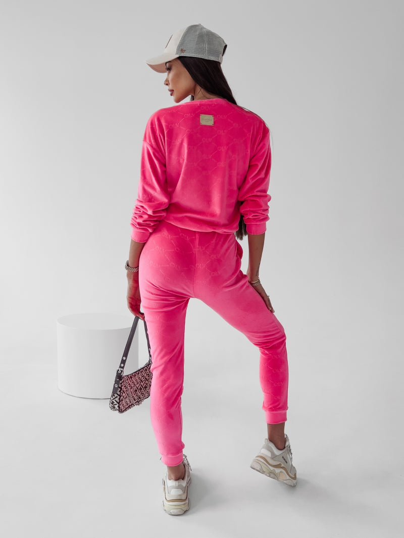 Women's set Lilly Ola Voga neon pink image 2